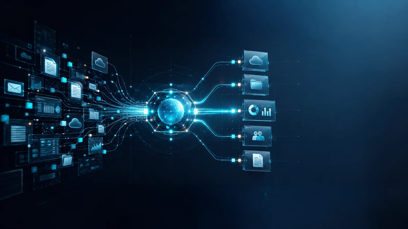 Sichere digitale Datenströme zwischen Dokumenten und Cloud-Systemen